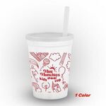 12 oz Smooth-sided Sports Sipper Offset Printed -  