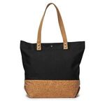 12 oz. Canvas/Cork Shopper Tote -  