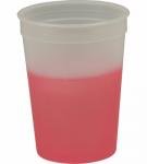 12 oz. Cool Color Changing Cup - Frost to Red