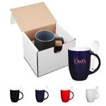 Buy 12 oz. Dapper Ceramic Mug with Spoon in Individual Mailer