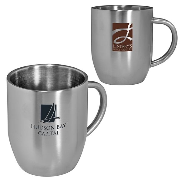 Main Product Image for Custom 12 Oz. Double Wall Stainless Coffee Mug