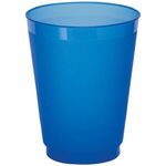 12 oz. Frost-Flex Plastic Stadium Cup - High Quantity - Frost Blue