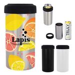 Buy 12 Oz. Full Color Slim Stainless Steel Insulated Can Holder