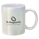 12 Oz. Iridescent Ceramic Mug - Metallic Pearl