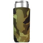 12 Oz. Slim Seltzer Coolie - Tan Camo