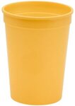 12 oz. Smooth Wall Plastic Stadium Cup - Athletic Yellow