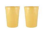 12 oz. Smooth Walled Stadium Cup - Athletic Yellow