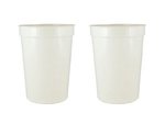 12 oz. Smooth Walled Stadium Cup - Beige