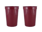 12 oz. Smooth Walled Stadium Cup - Maroon