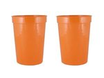 12 oz. Smooth Walled Stadium Cup - Orange