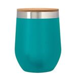 12 Oz. Vinay Stemless Wine Glass With Bamboo Lid -  