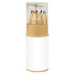 12-Piece Colored Pencil Set In Tube With Sharpener -  
