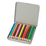 12-Piece Colored Pencil Tin -  