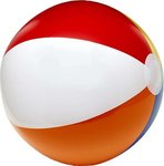 12" Six Color Beach Ball - Multi Color