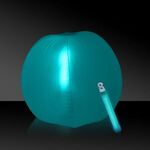12" Translucent Beach Ball with Glow light Stick - Translucent Aqua