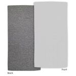 12" x 24" Dye Sublimated Microfiber Towel - Gray