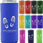 12oz. Slim Neoprene Seltzer Coolie - Navy