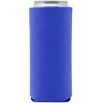 12oz. Slim Neoprene Seltzer Coolie - Neon Blue