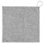 12x12 Recycled Heather Gray Golf Towel with Carabiner - Heathered Gray