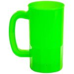14, 22, and 32 oz. Single Wall Stein - Neon Green