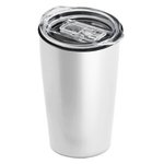 14 oz. Metalike Sentinel Tumbler with Slide Lid - White