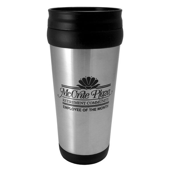 Main Product Image for 14 Oz Steel With Plastic Lining Travel Tumbler