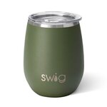 14 Oz. Swig Life Stemless Wine Tumbler - Olive