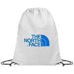 14.5 x 17.5 Eco-Friendly 80GSM Non-Woven Drawstring Backpack - White