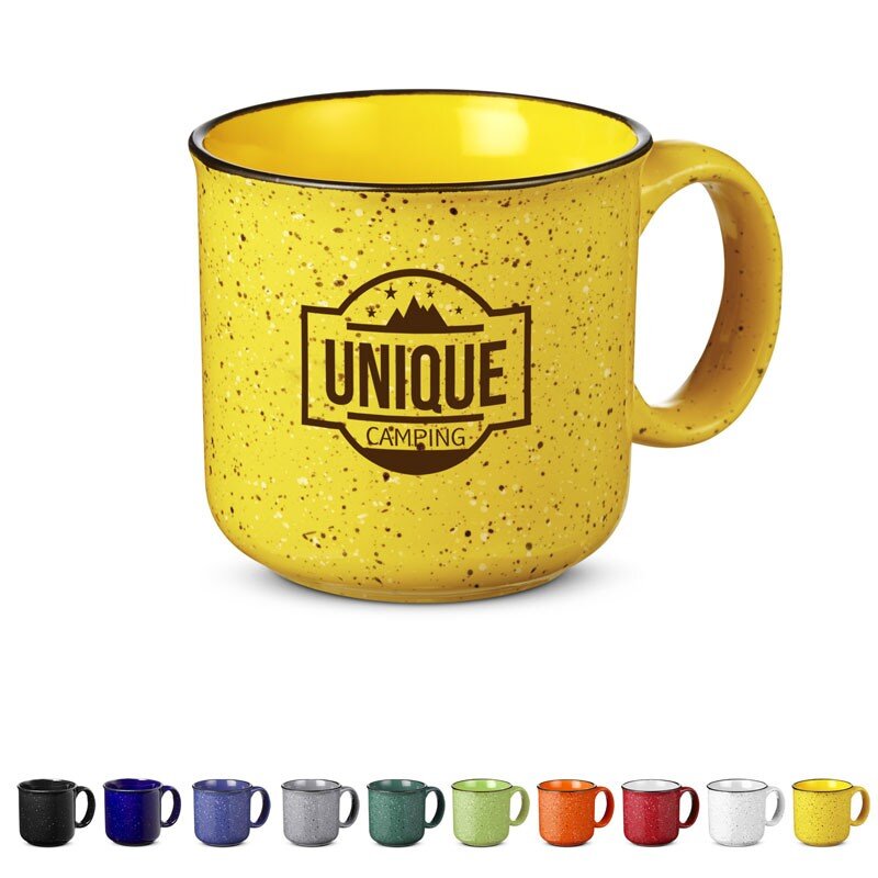 Main Product Image for Imprinted Coffee Mug Campfire Ceramic Mug 15 Oz