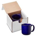 15 oz. Campfire Ceramic Mug in Individual Mailer - Blue-cobalt