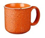 15 oz. Campfire Ceramic Mug in Individual Mailer - Orange
