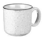 15 oz. Campfire Ceramic Mug in Individual Mailer - White