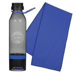 Buy 15 Oz Energy Sports Bottle With Phone Holder & Cooling Towel