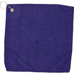 15" x 15" Hemmed Color Towel - Free FedEx Ground Shipping - Purple