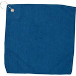 15" x 15" Hemmed Color Towel - Free FedEx Ground Shipping - Royal Blue