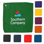 15" x 15" Hemmed Color Towel - Free FedEx Ground Shipping -  