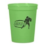 16 Oz. Big Game Stadium Cup - Neon Green