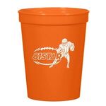 16 Oz. Big Game Stadium Cup - Orange
