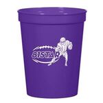 16 Oz. Big Game Stadium Cup - Purple