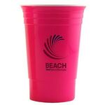 16 oz. Double Wall Party Cup - Pink