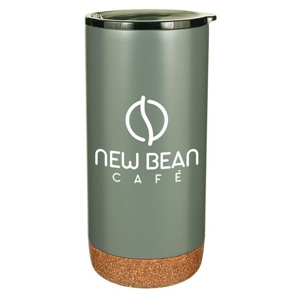 Main Product Image for 16 Oz Estate Double Walled Stainless Tumbler With Cork Bottom