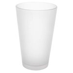 16 Oz. Frosted Glass Cup