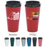 16 Oz. Infinity Tumbler With Plastic Sip-Thru Lid -  