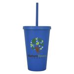 16 Oz. Newport Wheat Travel Tumbler