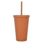 16 Oz. Newport Wheat Travel Tumbler