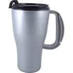 16 oz. "Omega" Travel Mug - Silver