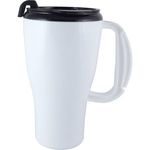 16 oz. "Omega" Travel Mug - White