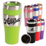 Buy Imprinted Stainless Steel Tumbler Silver Streak 16 Oz