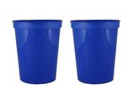 16 oz. Smooth Wall Plastic Stadium Cup - Royal Blue