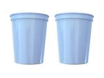 16 oz. Smooth Wall Plastic Stadium Cup - Slate Blue
